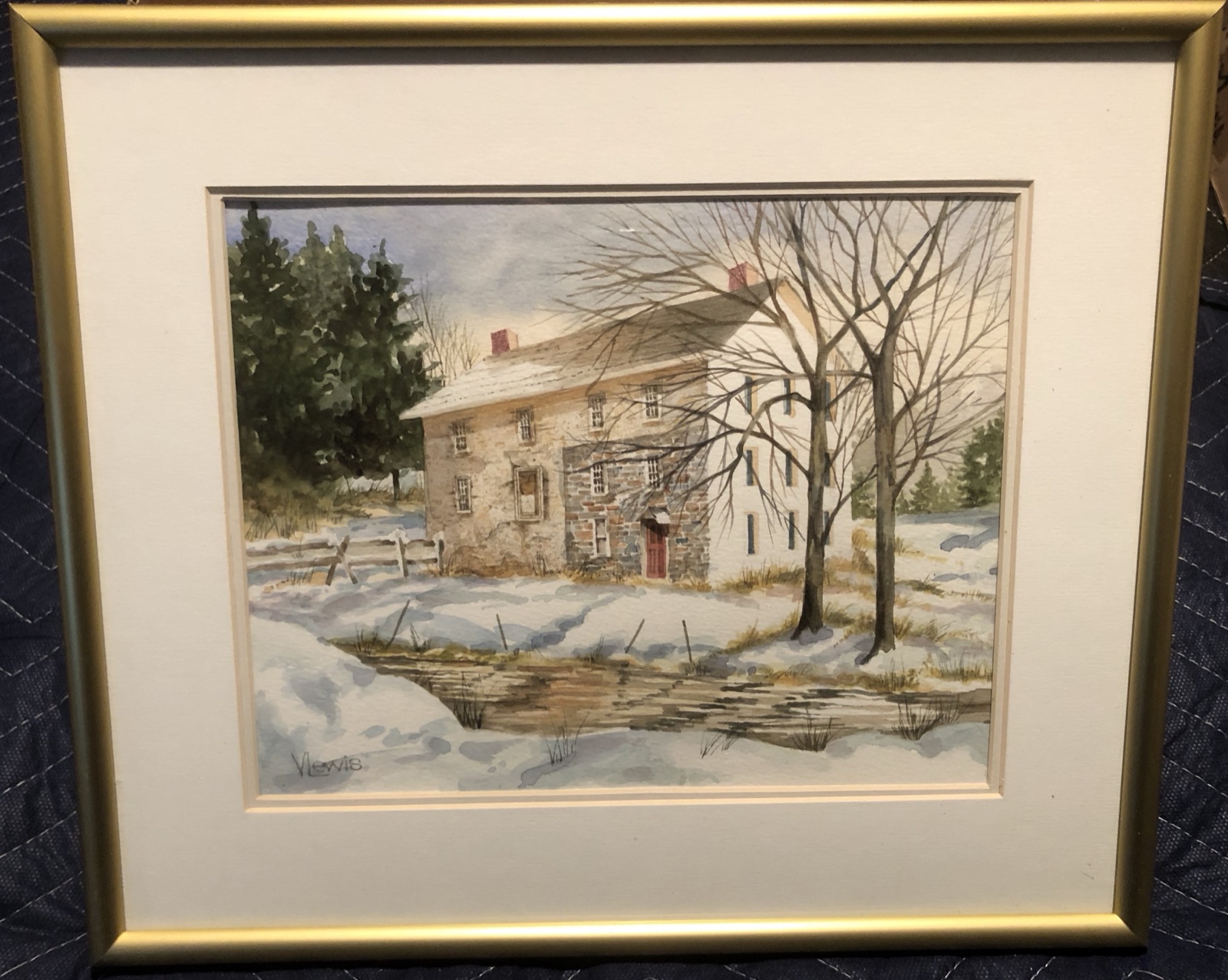 Stone Farmhouse, Winter